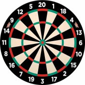 Diana Magnetica Magnetic Dartboard Bulls Paper - 4