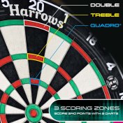 Diana Tradicional Harrows Darts Quadro 240 - 6