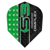 Plumas Harrows Darts Flights No6 Dimplex S3 Verde - 1