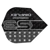 Plumas Harrows Darts Flights No6 Dimplex S3 Negro - 3