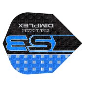 Plumas Harrows Darts Flights No6 Dimplex S3 Azul - 3