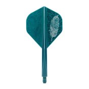 Plumas Condor Axe Doodle Feather Verde Azul Standard M 27.5m 3 Uds.  - 1