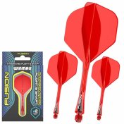 Plumas Winmau Darts Fusion Roja Intbetween 28-70mm N2 - 2