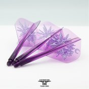 Plumas Condor Axe Gekkabijin Small Morado L 33.5mm 3 Uds.  - 2