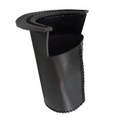 Tronera Cazoleta Billar Artesana Piel Modelo Cubo - 1