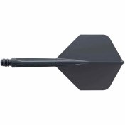 Plumas Unicorn Darts Forge Negro NO2 Talla S - 2