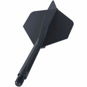 Plumas Unicorn Darts Forge Negro NO2 Talla S - 3