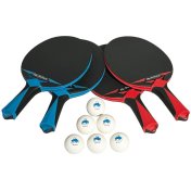 Kit Palas Ping Pong Buffalo Family Outdoor 4 Palas + 6 Pelotas - 1