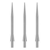 Punta Winmau Velocity Silver Effect Dart Points 32mm - 3