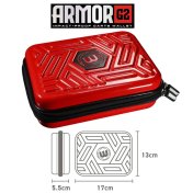 Funda Dardos Winmau Armor G2 Dart Wallet Rojo - 3