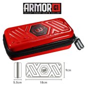 Funda Dardos Winmau Armor G1 Dart Wallet Rojo - 2