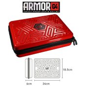 Funda Dardos Winmau Armor G4 Dart Wallet Rojo - 3