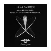 Plumas Condor Axe Shape Negro XL 37.5mm 3 Uds.  - 3