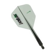 Plumas Condor Axe Shape L4zyAlone Negro Transparente M 27.5mm 3 Uds. - 2