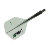 Plumas Condor Axe Shape L4zyAlone Negro Transparente M 27.5mm 3 Uds. - 3