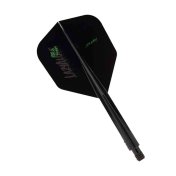Plumas Condor Axe Shape L4zyAlone Negro M 27.5mm 3 Uds. - 2