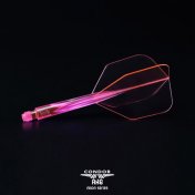 Plumas Condor Axe Shape Neon Pink XL 37.5mm 3 Uds.  - 3