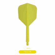 Plumas Condor Axe Shape Amarillo XL 37.5mm 3 Uds.  - 3