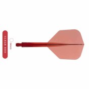 Plumas Condor Axe Shape Rojo Claro XL 37.5mm 3 Uds.  - 3