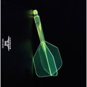 Plumas Condor Axe Shape Neon Amarilla XL 37.5mm 3 Uds.  - 3