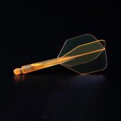 Plumas Condor Axe Shape Neon Naranja XL 37.5mm 3 Uds.  - 2