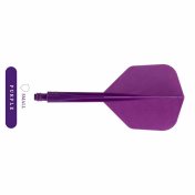 Plumas Condor Axe Shape Morada XL 37.5mm 3 Uds. - 3