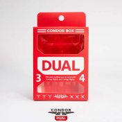 Estuche Dardos Condor Box Dual Clear Red - 2