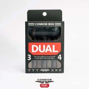 Estuche Dardos Condor Box Dual Clear Black - 2