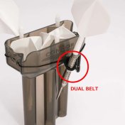 Estuche Dardos Condor Box Dual Clear Black - 8