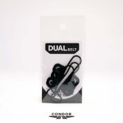Gomas para estuche Condor Dual Belt Negro - 2