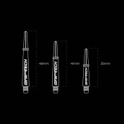 Cañas GOAT GripTech Negra Corta 35mm - 6