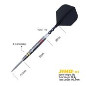 Dardos Cuesoul Jiho D4 Steel 90% 23g - 2