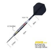 Dardos Cuesoul Jiho D4 Steel 90% 25g - 2