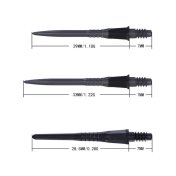 Puntas Cuesoul OTO Small Thread Soft Tip 2ba Black 28.5mm 80 unit. - 8