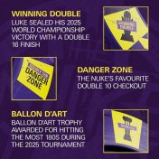 Set Diana Target Tor + Surround Luke Littler World Champion Edition 2025 - 2