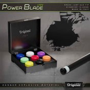 Suela Taco Billar Break Jump Original Power Blade Marfil 14.5mm - 3