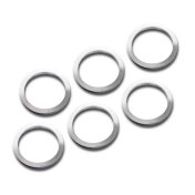 Anillos Shot Lock Rings Set Silver 6 Unidades - 1
