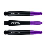 Cañas Winmau Darts Vecta Shaft Negro Morado 34mm  - 3