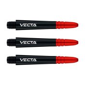Cañas Winmau Darts Vecta Shaft Negro Rojo 34mm  - 3