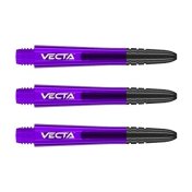 Cañas Winmau Darts Vecta Shaft Morado Negro 37mm  - 3