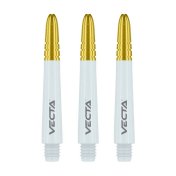 Cañas Winmau Darts Vecta Shaft Blanco Dorado 40mm  - 2