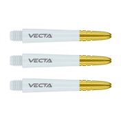 Cañas Winmau Darts Vecta Shaft Blanco Dorado 40mm  - 3