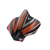 Plumas Winmau Darts Standard Prism Delta Negro Blanco Naranja - 2