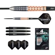 Dardos One80 Gunner 4 Lourence Ilagan Black Rose Oro 90% 24gr - 5