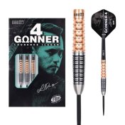 Dardos One80 Gunner 4 Lourence Ilagan Black Rose Oro 90% 24gr - 6