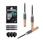 Dardos One80 Gunner 4 Lourence Ilagan Black Rose Oro 90% 23gr - 4