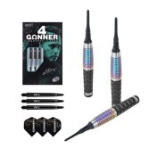 Dardos One80 Gunner 4 Lourence Ilagan Black Rainbow 90% 22gr - 3