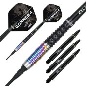 Dardos One80 Gunner 4 Lourence Ilagan Black Rainbow 90% 22gr - 5