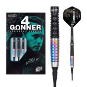 Dardos One80 Gunner 4 Lourence Ilagan Black Rainbow 90% 22gr - 6