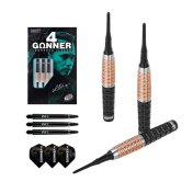 Dardos One80 Gunner 4 Lourence Ilagan Black Rose Oro 90% 20.5gr - 3